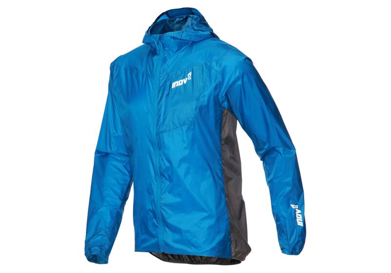 Inov-8 Windshell Windproof Men's Running Jacket Blue/Dark Grey UK 182963GRL